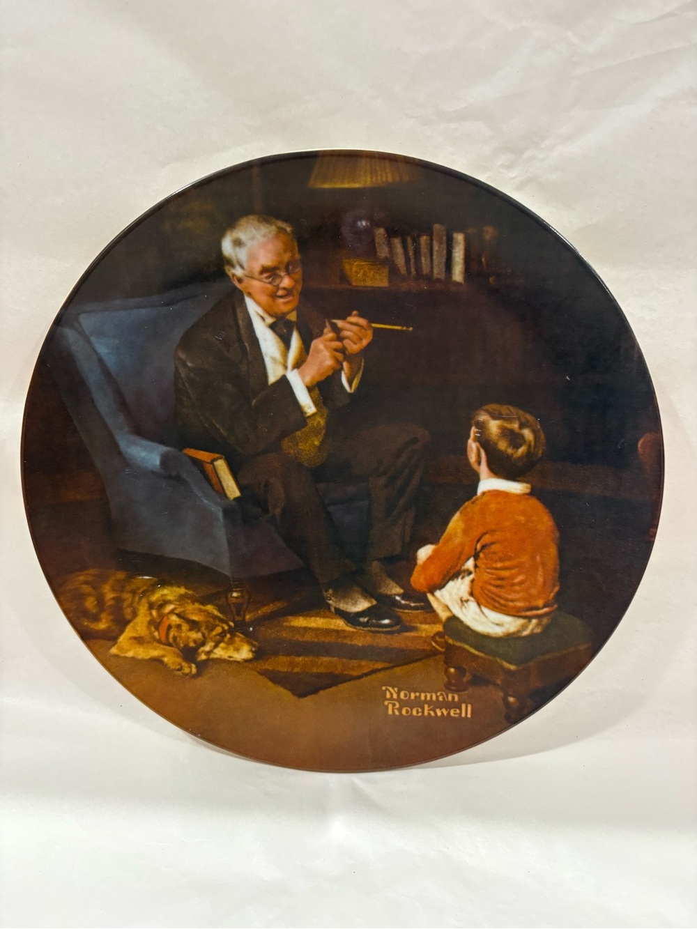 Norman Rockwell Collector Plate - ‘The Tycoon’
